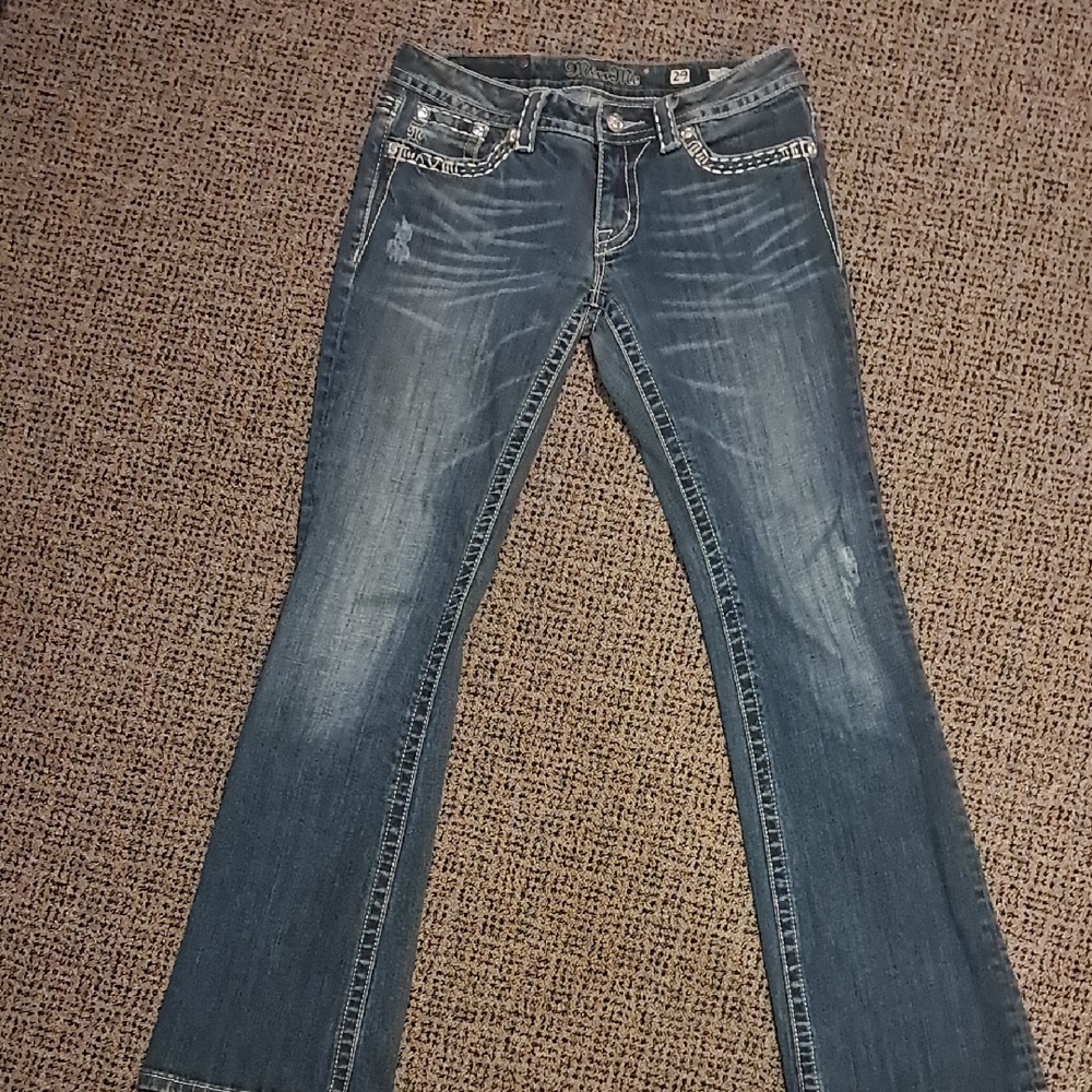 Miss Me Dark Blue Flare Jeans